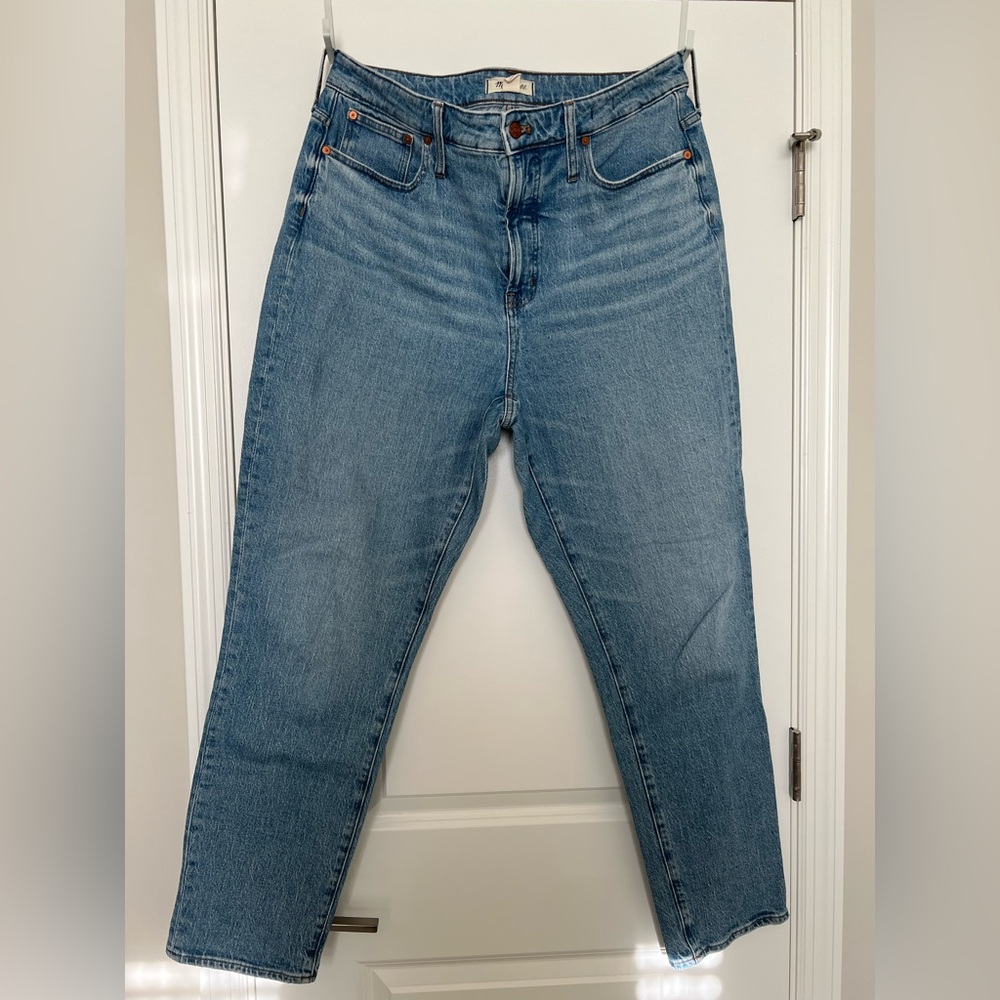 Madewell Women's Straight Leg Jeans - Light Blue